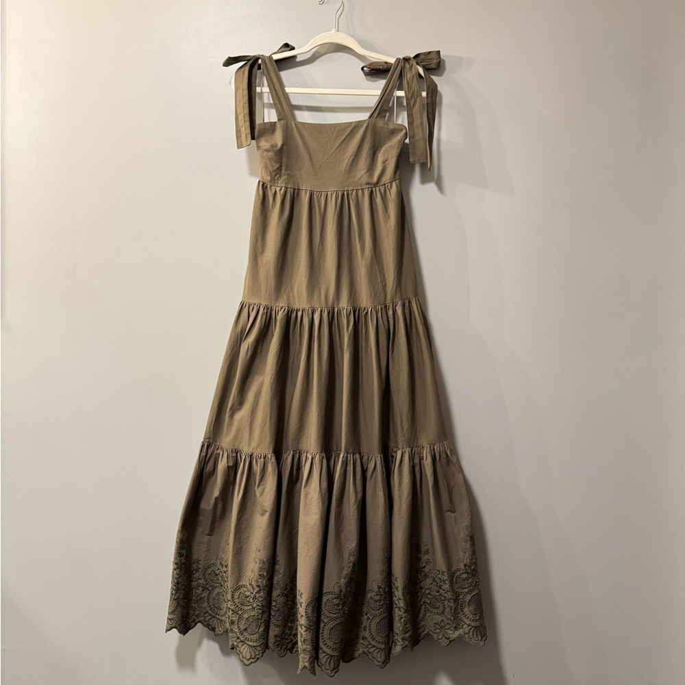Jason Wu Embroidered Tiered Maxi Dress
